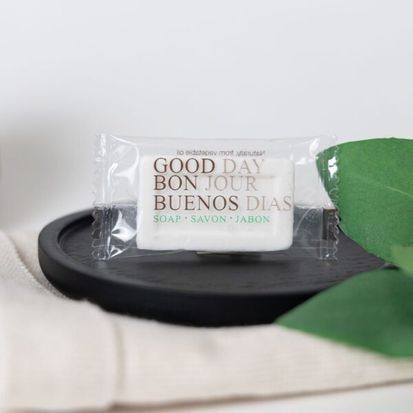 MotelBnbHotel, Inc. - Good Day Small Amenity Bar Soap #1/2 Flow Wrap