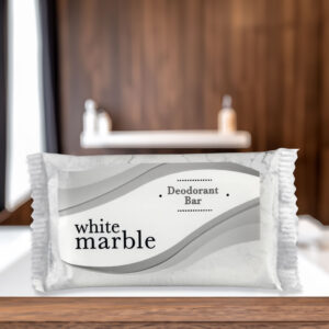 MotelBnbHotel, Inc. - Dial White Marble Deodorant Bar Soap Flow Wrap #3/4